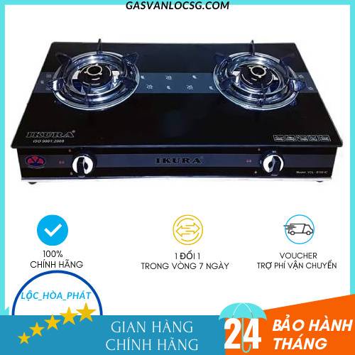 Bếp ga đôi IKURA-8100IC-Bếp gas dương kính - Tiết Kiệm Ga -Ngọn Lửa Xanh