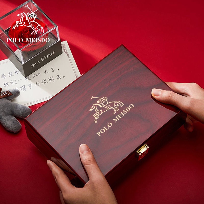 Hộp Quà Gỗ Sang Trọng Chính Hãng POLO MEISDO PL001
