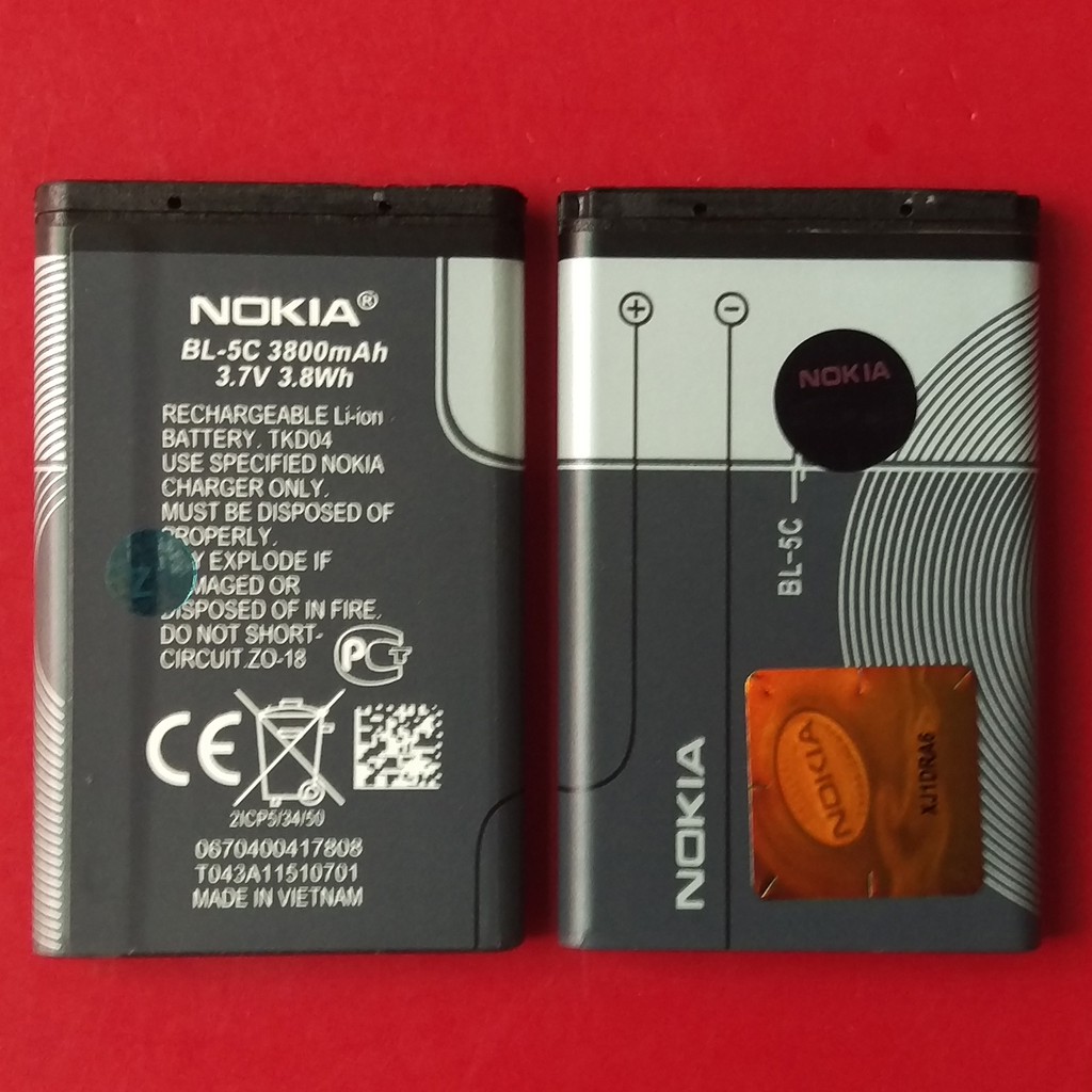 Pin Nokia BL-5C dành cho Nokia 1202628022551110Asha205C2-00663066812700c60303110c230026102600X2