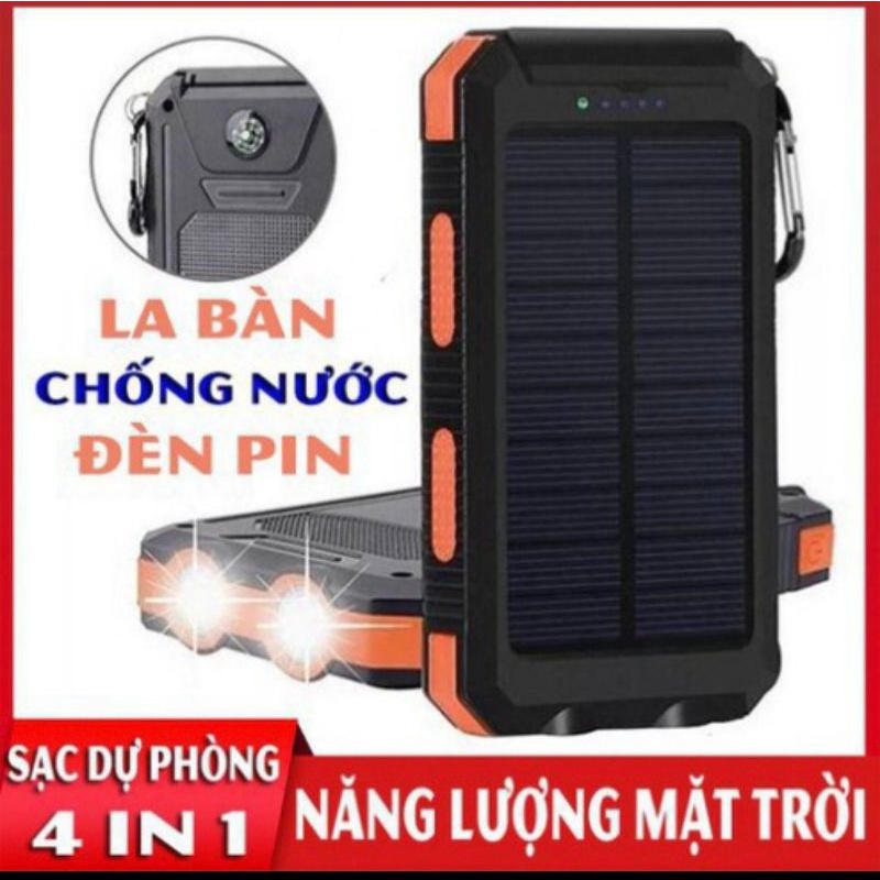 Sạc Pin Dự Phòng Năng Lượng Mặt Trời - 20000 mAh - Ảnh 2