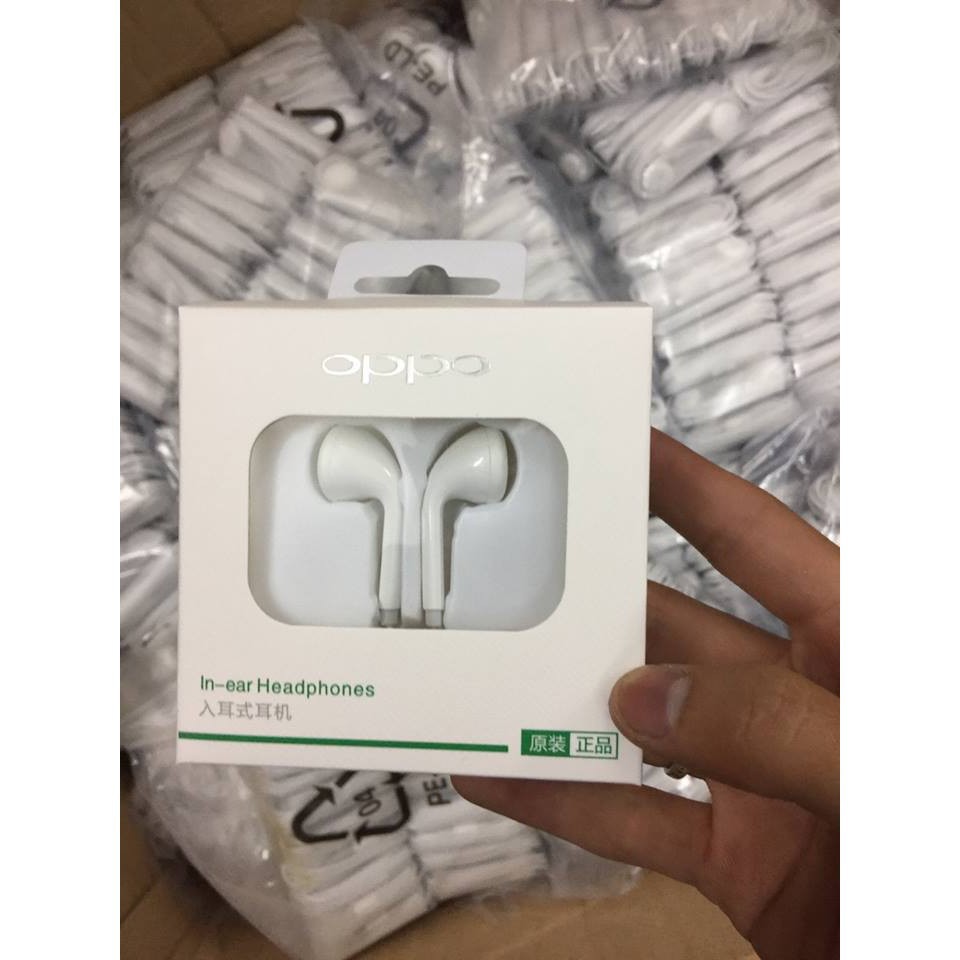 Sỉ Combo 10 tai nghe oppo trắng sịn đóng hộp hàng dễ bán