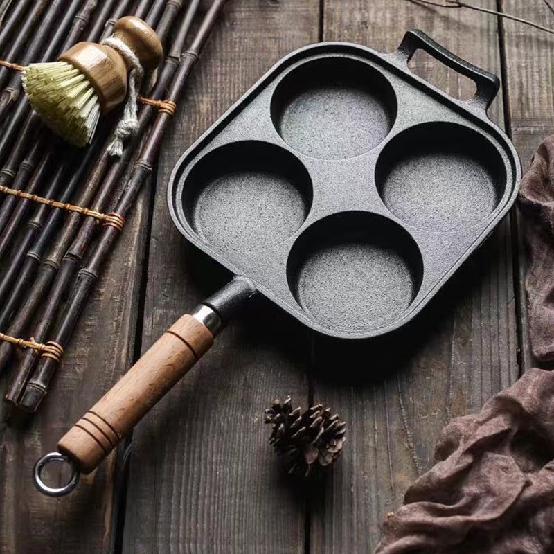 Chảo KAIMEIDI chiên trứng/ bánh bao bằng gang thép thông dụng