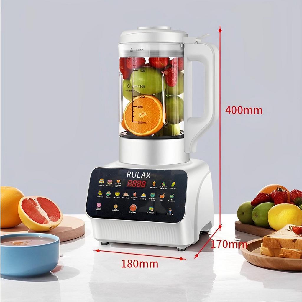 Máy Làm Sữa Hạt RULAX, Xay Nấu Đa Năng Xay Sinh Tố Nước Ép Dung Tích Lớn 1.8L Công Suất 1000W BH 12 Tháng