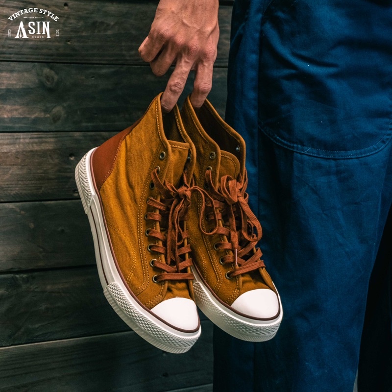 Kraft Shoes- Asin LESIC - Giày vải phối da cao cấp - Đậm Gu Vintage - Ảnh 2
