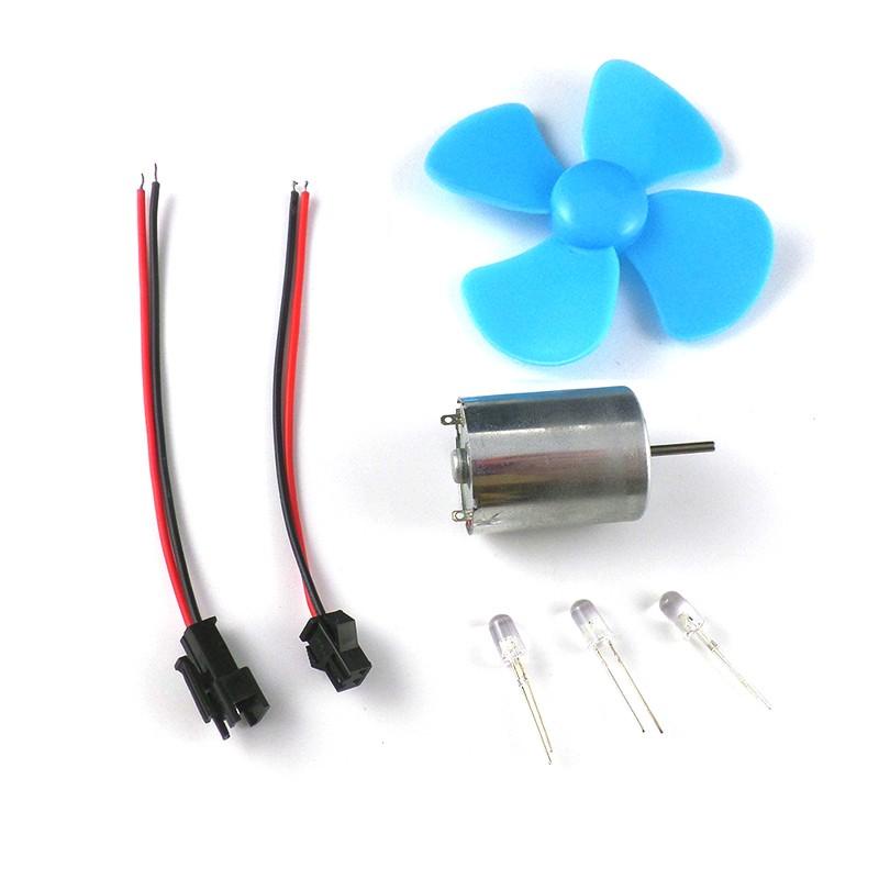 Cánh quạt bốn cánh màu xanh ?604Y2A ?804Y2A, phụ kiện đồ chơi, quạt điện mini