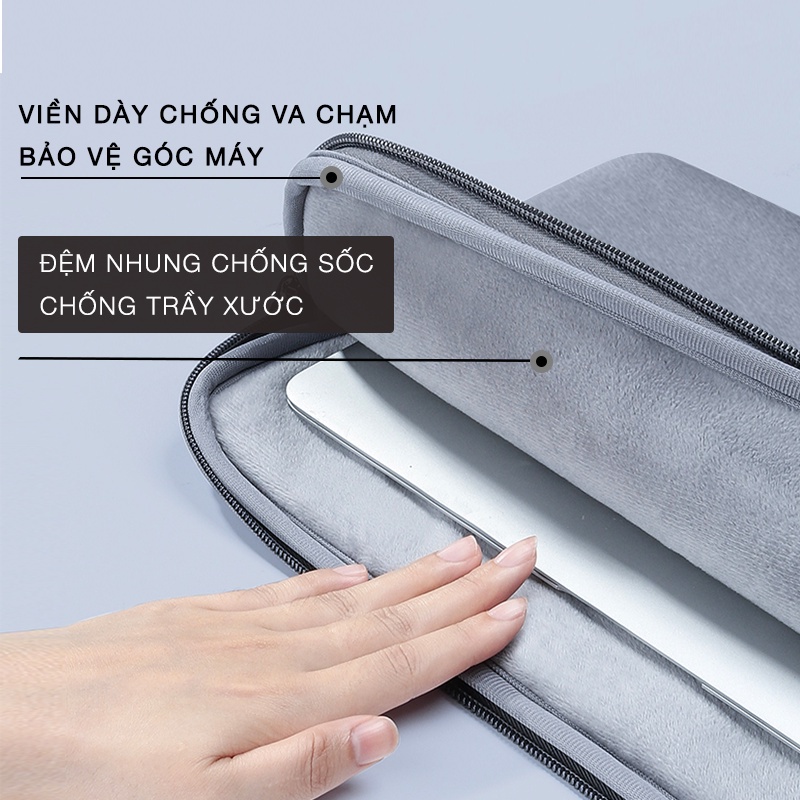 Túi Đựng Laptop Chống Sốc Phù hợp với 13.3 Inch, 14.1 Inch, 15 Inch, 15.6 Inch, 16.1 Inch - Túi xách đựng laptop nam nữ