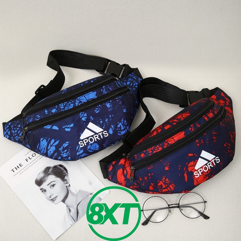 Túi bao tử Unisex thời trang siêu nhẹ TC09 chống nước, túi thay đô?i linh hoa?t đươ?c 3 kiê?u đeo.