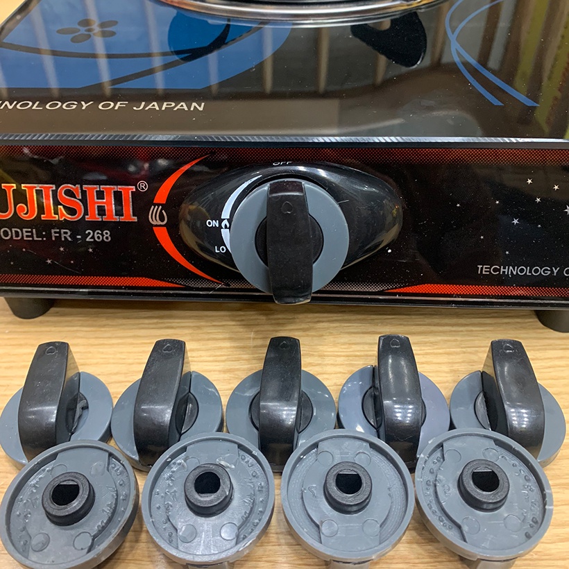 Núm vặn bếp gas dương nút bật vặn công tắc bếp ga dương kính, inox