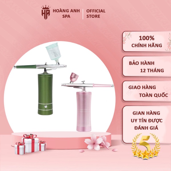 Máy Phun Sương, Máy Phun Oxy Cầm Tay mini Z16, Phun Tinh chất, Xịt Khoáng, Máy Phun Sơn ombre nail Bảo Hành 12tháng
