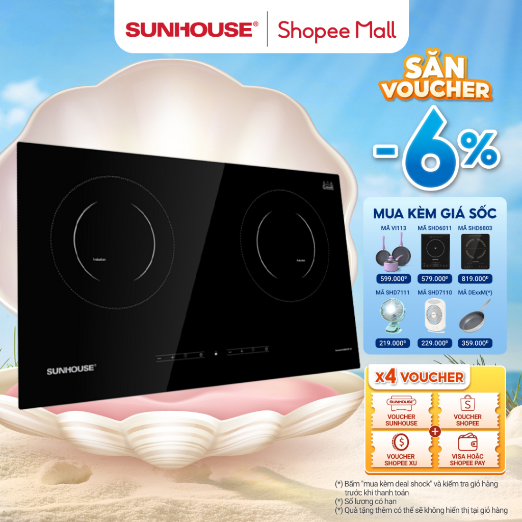 Bê?p đôi điê?n tư? SUNHOUSE SHB9005-EC