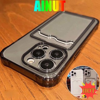 Ốp Điện Thoại tpu Chống Sốc Chống Bụi Có Ngăn Đựng Thẻ Cho iphone 7 8 plus 14 13 11 12 pro max x xs xr xsmax Mềm
