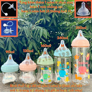 - Bình sữa PPSU Babuu baby Nhật bản 90ml/120ml/160ml/240ml/300ml