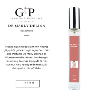 Nước hoa nữ 10ml Glamour Perfume De Marly Delina Nữ tính, Dịu dàng, Sang trọng