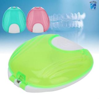 Hộp đựng hàm duy trì chỉnh nha, khay niềng răng, nắp bật hình con sò