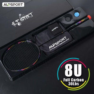 ALPSPORT Vợt Cầu Lông ALP BBQ2.0 8U G5 65g 100% Sợi Carbon Siêu Nhẹ - Ảnh 2