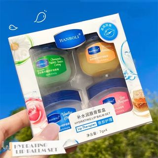 Set 1 / 4 Son Dưỡng Môi Vaseline Giúp Dưỡng Ẩm Và Chống Nứt Nẻ Hiệu Quả