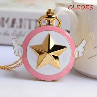 Đồng Hồ Bỏ Túi Hình Thủy Thủ Mặt TrăngĐồng Hồ Trẻ Em Hình Chìa Khóa Thẻ Bài SAKURAVòng cổ Mặt Đồng Hồ