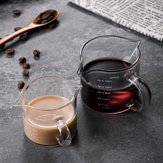Shamjina Bình đo lường 75ml 70ml kính chịu nhiệt 2 miệng chất lượng cao