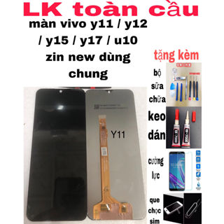Màn hình VIVO y11 / y12 / y15 / y17 / y3 / u10 / u3x Zin New Full bộ màu đen Bảo hành 3 tháng Tặng kèm keo+tuavít+cườngl