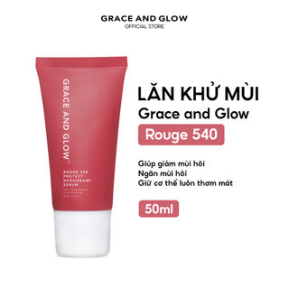 Lăn khử mùi Grace  Glow Rouge 540 Protect Deodorant Serum sáng da dịu da với Niacinamide và Ceramide