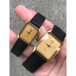 đồng hồ CẶP SEIKO TANK NHẬT HÀNG 2hand
