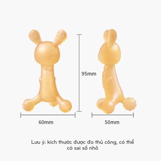Ngậm nướu cho bé 5 tháng+, gặm nướu silicol dẻo hình thỏ, mèo đáng yêu, dùng rất tốt khi bé mọc răng