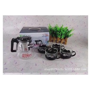 Bộ ấm pha trà thủy tinh có lưới lọc