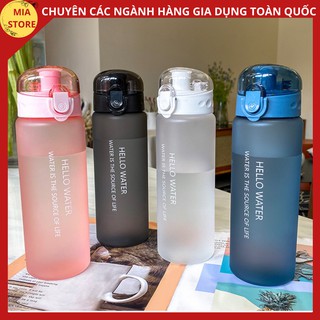 Bình nhựa đựng nước thể thao cao cấp Hello Water dung tích 780ML tiện ích