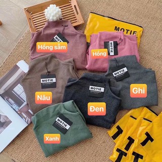 Áo giữ nhiệt nữ???FREESHIP???Áo Len Cổ Lọ Xuất Nhật MoTie