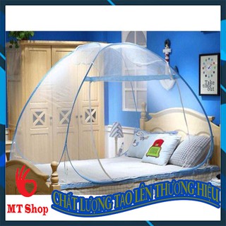màn chụp gia đình 1m8-2m tự bung chống muỗi hiệu quả, MÀN TRẮNG TRƠN