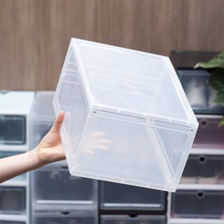 Hộp Đựng Giày Nhựa Cứng Cao Cấp Cửa Đóng Mở Nam Châm