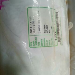 Vải cotton/thô lụa hàn 100%  link từ màu T01 đến T20