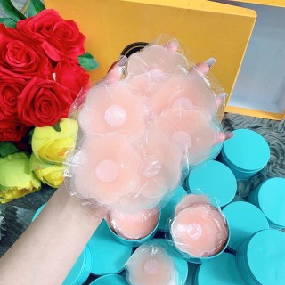 Sét 5 Đôi Miếng Dán Ngực ❤??FREESHIP❤?? Miếng dán ti silicon hộp xanh siêu mỏng mềm nhẹ - Silicon 5 đôi