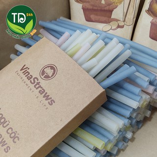 Ống hút ngũ cốc cho trẻ em, bảo vệ môi trường, an toàn cho sức khỏe, nhiều màu đủ kích cỡ VinaStraws