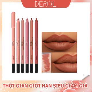 Chì kẻ viền môi Derol 8 màu sắc tùy chọn