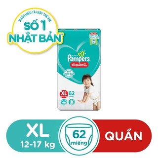 Bỉm Pampers Quần Giữ Đang Mới Gói Cực Đại M74/ L68/ XL62/ XXL56