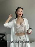 Set Đồ Lót Ren Siêu Mỏng Xuyên Thấu Quyến Rũ Cho Nữ - Ảnh 2