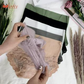 Quần lót nữ ren đúc su nịt bụng kháng khuẩn METIS cao cấp cạp cao thun lạnh siêu mềm mại QPA01 - Ảnh 2