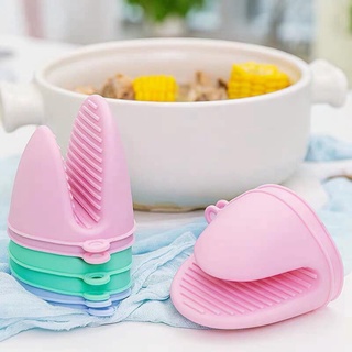 Set 2 miếng nhấc nồi Lót tay nhấc nồi cao silicon cách nhiệt chịu nóng nhiều màu