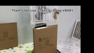 thanh chắn cầu thang thanh chắn cửa cho bé V Baby thanh chan cau thang - Ảnh 2