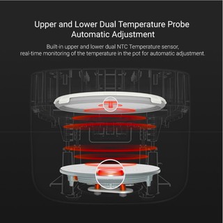 Nồi Cơm Điện Thông Minh Xiaomi Chính Hãng - 1.6L DFB201CM  4L MDFBD03ACM