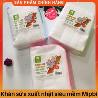 ❌ HOÀN XU 10%❌ SÉT 10c khăn sữa xuất nhật 2,3,4 lớp Mipbi 100% Cotong AN TOÀN TUYỆT ĐỐI CHO TRẺ