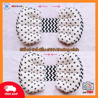 GÔI ĐỠ BỤNG BẦU CÁNH TIÊN CAO CẤP KIWIS MOM - Điều chỉnh khoảng cách, vải cotton Hàn Quốc