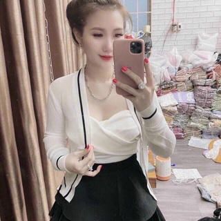 Áo Khoác Cardigan Len Mỏng Đi Biển, Dự tiệc Sang Chảnh- Hàng Quảng Châu Chuẩn