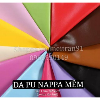 DA PU TRƠN MỀM NHIỀU MÀU