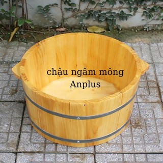 Chậu ngâm mông Anplus nước sơn tự nhiên, chậu xông phụ khoa