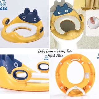 - Bệ lót/ thu nhỏ bồn cầu tập cho bé vệ sinh, có tựa lưng, tay vịn Sasa