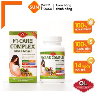Viên Uống Cho Bà Bầu Olympian labs F1- Care Complex Bổ Sung Vitamin Tổng Hợp 30 Viên