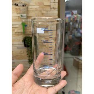 Cốc thủy tinh chia vạch Ocean 200ml/ 250ml