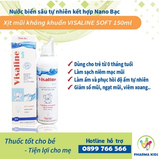 VISALINE SOFT xịt mũi nano bạc kháng khuẩn